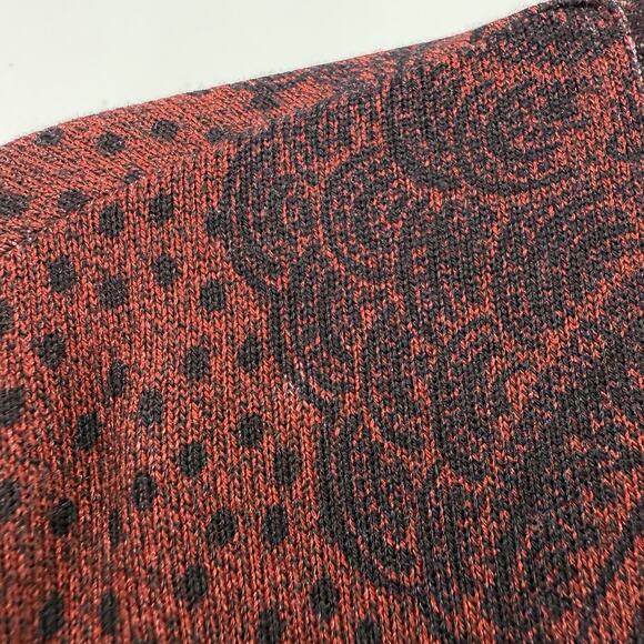 Desigual Tunic Top XXL Burgundy Floral Long Sleeve Asymmetrical Hem Boho Artsy - Picture 5 of 9